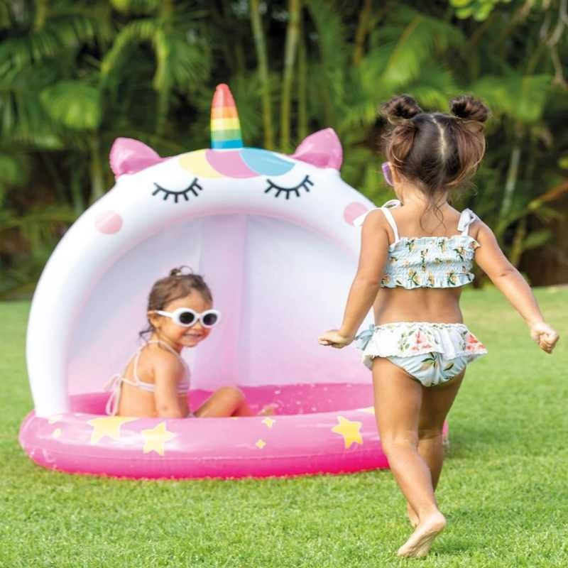 Piscina Gonfiabile Unicorno 102x102 cm - Intex 58438