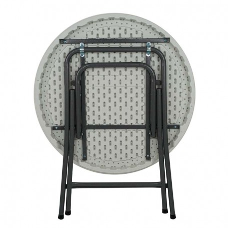Tavolo Rotondo da Catering con Gambe Pieghevoli D.80xH.74 cm