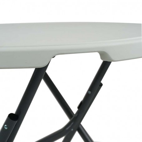 Tavolo Rotondo da Catering con Gambe Pieghevoli D.80xH.74 cm