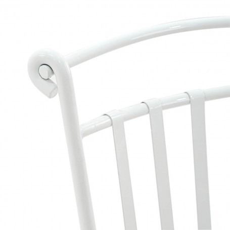 Set Tavolo e Sedie da Giardino Bianco, 6 persone - Amalfi