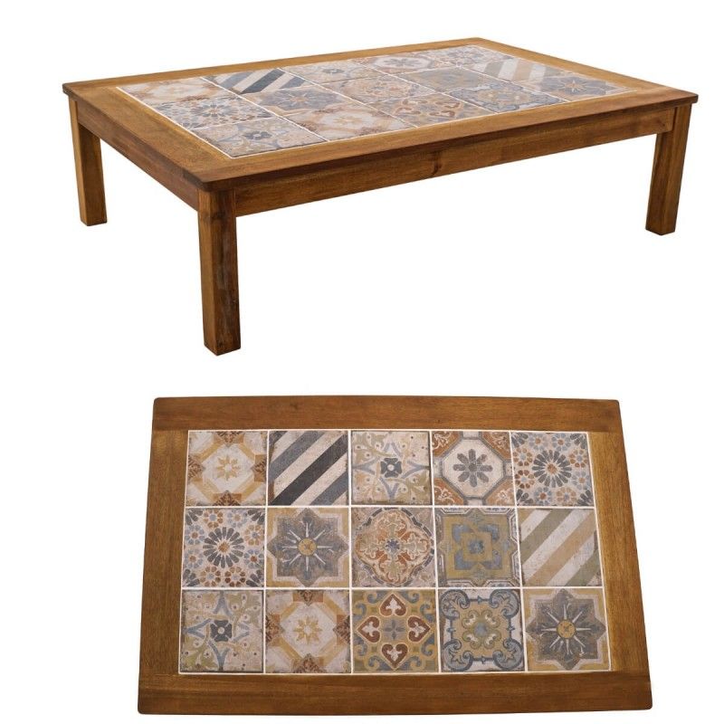 Set Divano da Giardino in Legno di Acacia, 5/6 Persone - Vietri