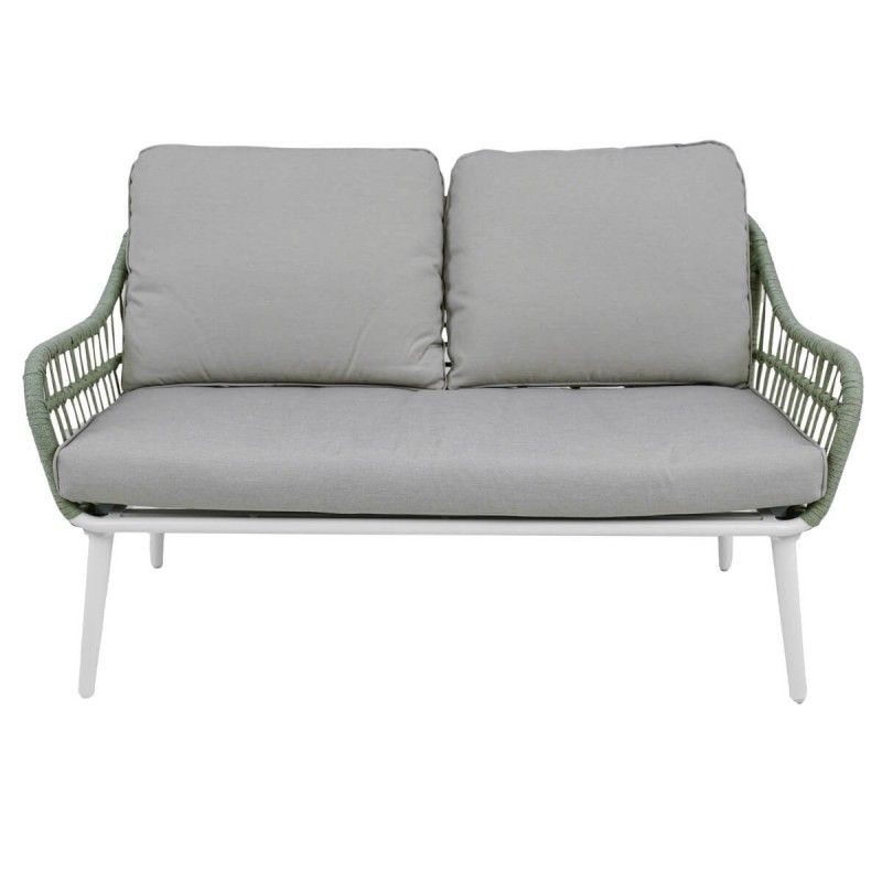 Set Divano da Giardino in Alluminio e Corda, 4/5 Persone - Norwich