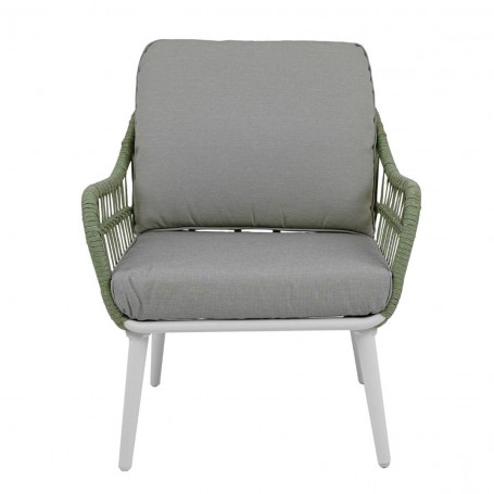 Set Divano da Giardino in Alluminio e Corda, 4/5 Persone - Norwich