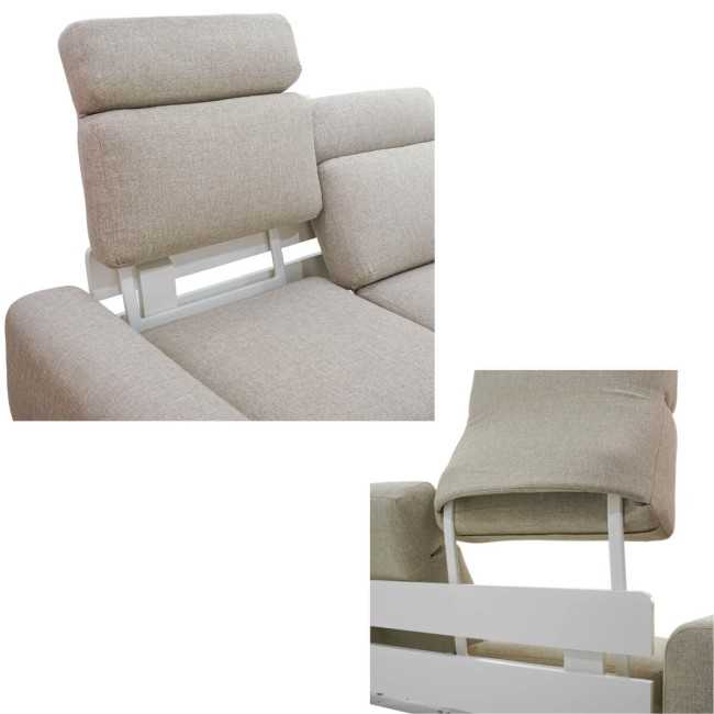 Set Divano Angolare Estendibile da Giardino in Alluminio, 6/7 Persone - Cambridge