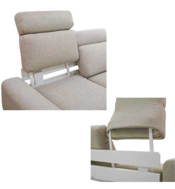 Set Divano Angolare Estendibile da Giardino in Alluminio, 6/7 Persone - Cambridge