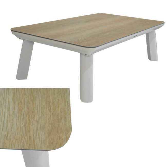 Set Divano Angolare Estendibile da Giardino in Alluminio, 6/7 Persone - Cambridge