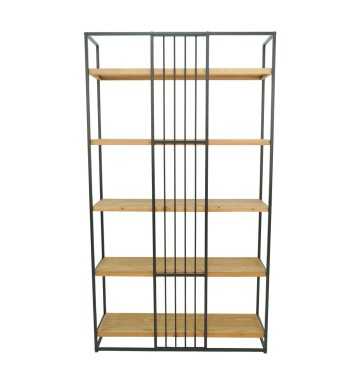 Scaffale/Libreria in Legno e Metallo, Stile Industrial - Rack