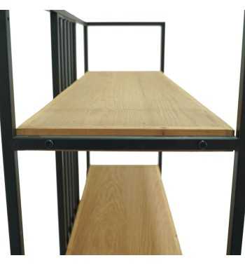 Scaffale/Libreria in Legno e Metallo, Stile Industrial - Rack