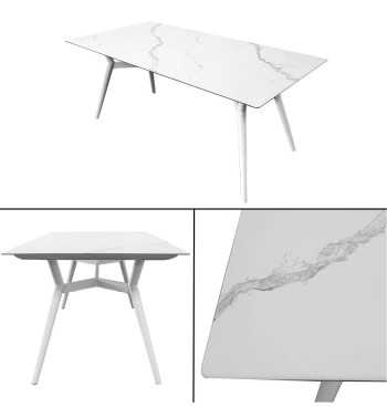 Set Tavolo e Sedie da Giardino in Alluminio, 6 Persone - New Castle