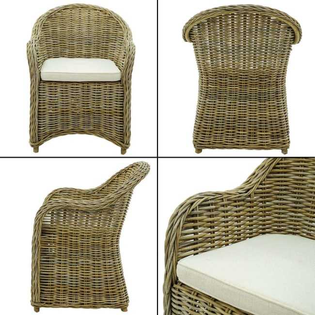 Salottino per Esterno in Teak e Rattan - Ripon