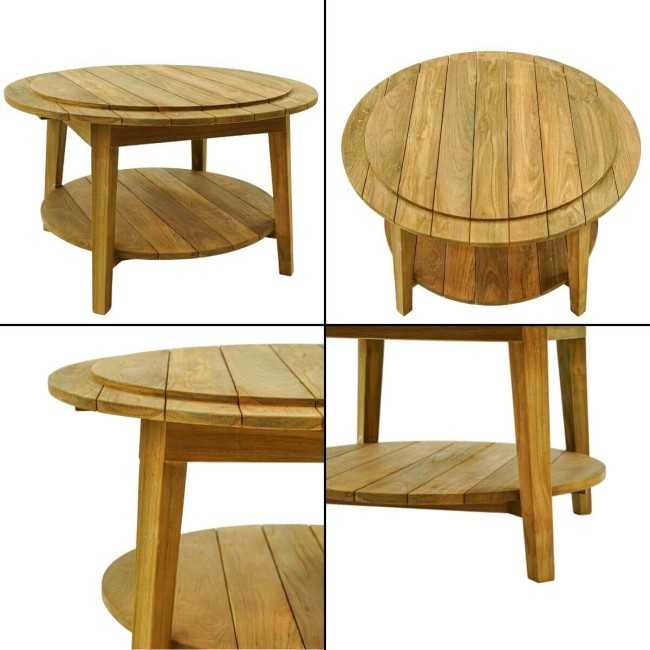 Salottino per Esterno in Teak e Rattan - Ripon