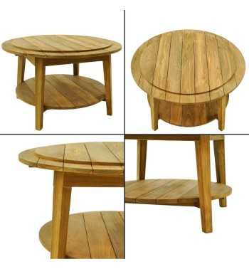 Salottino per Esterno in Teak e Rattan - Ripon