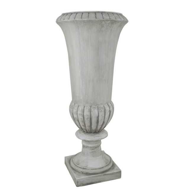 Vaso Decorativo in Vetroresina Effetto Pietra, per Interni ed Esterni H.123 cm
