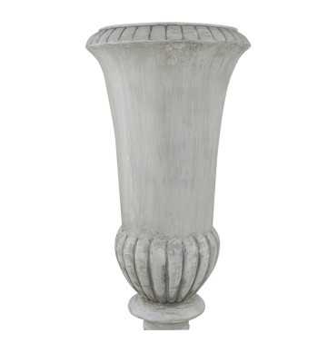 Vaso Decorativo in Vetroresina Effetto Pietra, per Interni ed Esterni H.123 cm