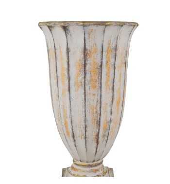 Vaso in Vetroresina da Giardino o Allestimenti Effetto Pietra Anticato H.91 cm