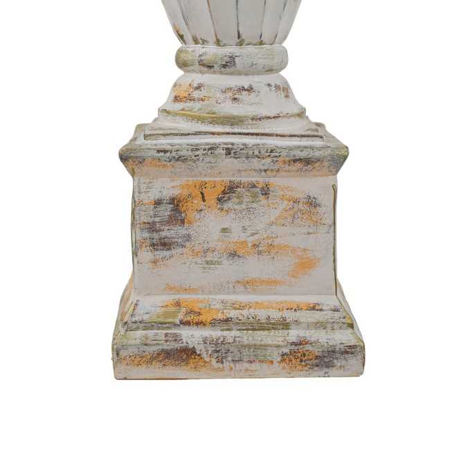 Vaso in Vetroresina da Giardino o Allestimenti Effetto Pietra Anticato H.122 cm