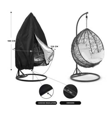 Copertura Impermeabile per Poltrone Sospese da Giardino