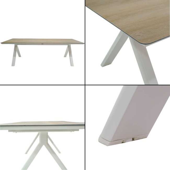 Set Tavolo e Sedie da Giardino in Alluminio, 6 Persone - Sheffield