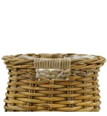 Vasi e Fioriere in Rattan con Manici - Singoli o Set Completo