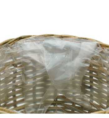 Vasi e Fioriere in Rattan con Manici - Singoli o Set Completo