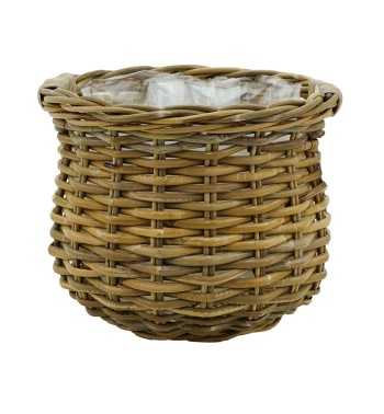 Vasi e Fioriere in Rattan con Manici - Singoli o Set Completo