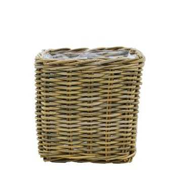 Vasi e Fioriere in Rattan Quadrati - Singoli o Set Completo