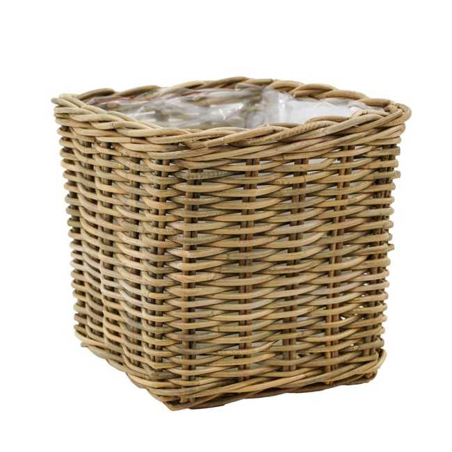 Vasi e Fioriere in Rattan Quadrati - Singoli o Set Completo