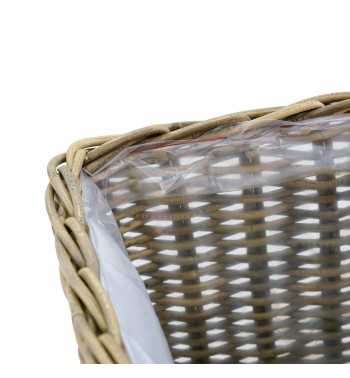 Vasi e Fioriere in Rattan Quadrati - Singoli o Set Completo