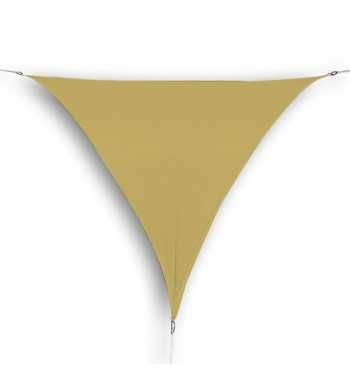 Vela Triangolare in Poliestere, Parasole Completo di Anelli 5 mt