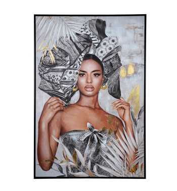 Ritratto di Eleganza - Quadro su Tela 80x120 cm