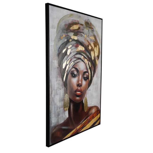 Eleganza Africana - Dipinto a Mano su Tela 80x120 cm