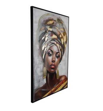 Eleganza Africana - Dipinto a Mano su Tela 80x120 cm