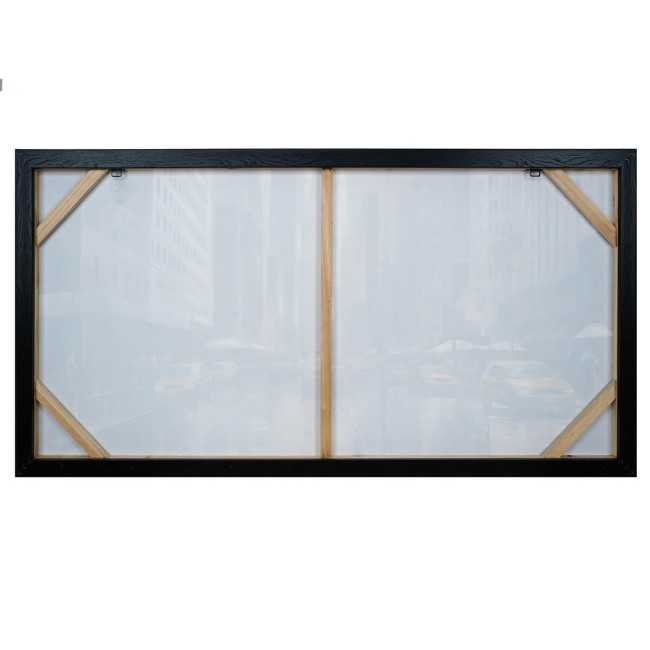 Vita Urbana - Quadro Dipinto a Mano su Tela 120x60 cm