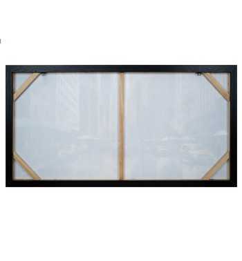 Vita Urbana - Quadro Dipinto a Mano su Tela 120x60 cm