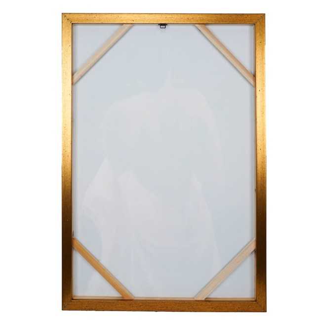 Riflesso Dorato - Quadro su Tela 70x100 cm con Figura Femminile