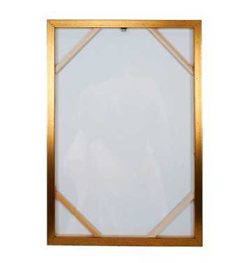 Riflesso Dorato - Quadro su Tela 70x100 cm con Figura Femminile