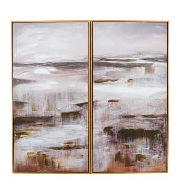 Set 2 Quadri su Tela 50x100 cm