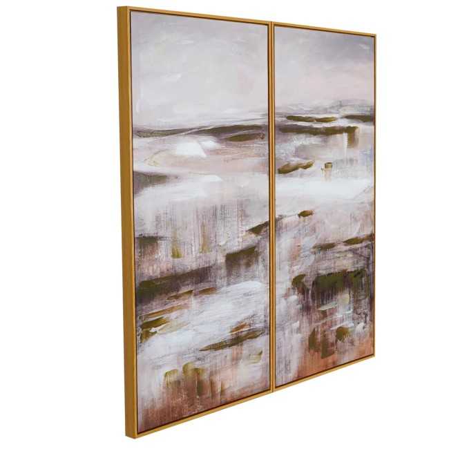 Set 2 Quadri su Tela 50x100 cm