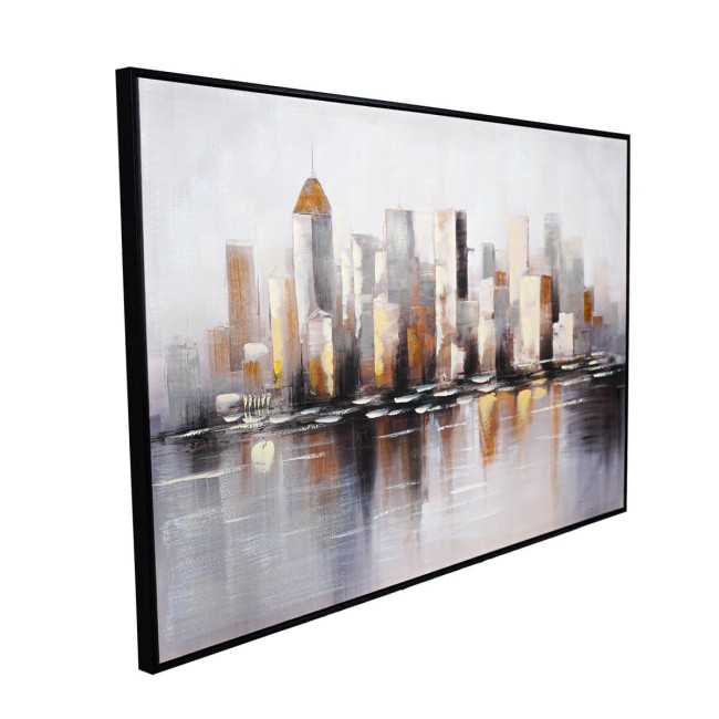 Quadro su Tela con Skyline 120x80 cm