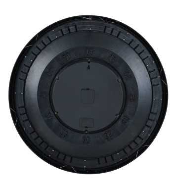 Orologio da Parete Nero e Oro con Ingranaggi D.80 cm