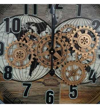 Orologio da Parete con Ingranaggi D.60 cm