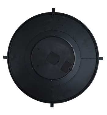 Orologio da Parete Moderno Nero e Oro D.65 cm