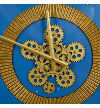 Orologio da Parete Blu e Oro D.50 cm