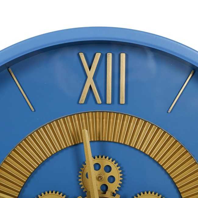 Orologio da Parete Blu e Oro D.50 cm