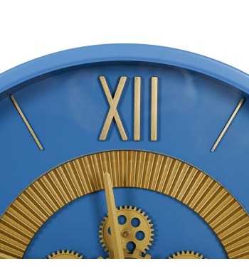 Orologio da Parete Blu e Oro D.50 cm