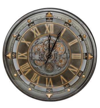 Orologio da Parete Ottone Anticato D.66 cm