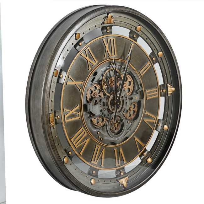 Orologio da Parete Ottone Anticato D.66 cm