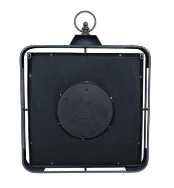 Orologio da Parete Nero e Oro 65x8x82 cm