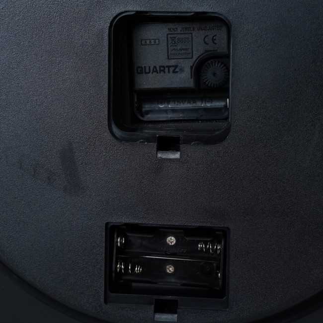 Orologio da Parete Nero e Oro 65x8x82 cm