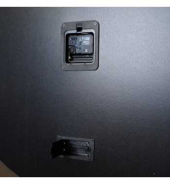 Orologio da Parete con Led e Ingranaggi D.120 cm